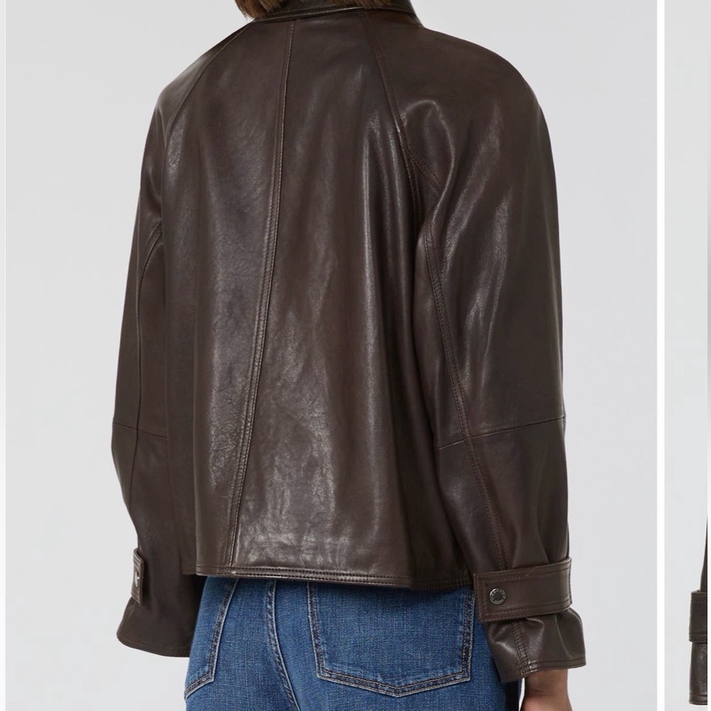 Weekend Max Mara Berbice Leather Jacket - Picture 2 of 3
